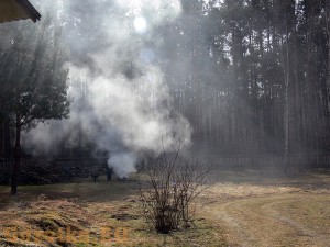 Zapach wiosennego dymu
